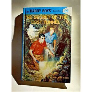HARDY BOYS #29 SECRET OF THE LOST TUNNEL by Franklin W. Dixon hardcover MATTE